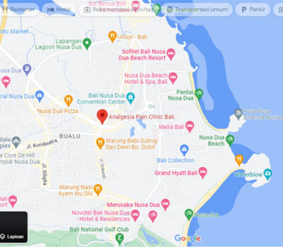 analgesia clinic location map
